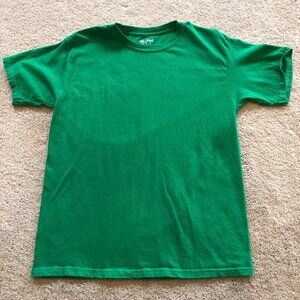Gildan Solid Green Short-Sleeve T-shirt Top